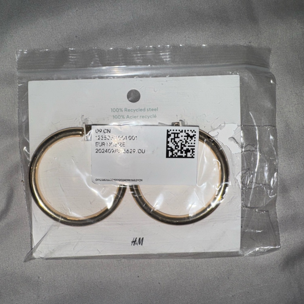 H&M Gold Hoop Earrings
